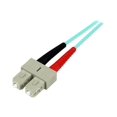 thumbnail image 2 of StarTech.com 10m Fiber Optic Cable - 10 Gb Aqua - Multimode Duplex 50/125 - LSZH - LC/SC - OM3 - LC to SC Fiber Patch Cable - Patch cable - LC multi-mode (M) to SC multi-mode (M) - 10 m - fiber optic - duplex - 50 / 125 micron - aqua, 2 of 3