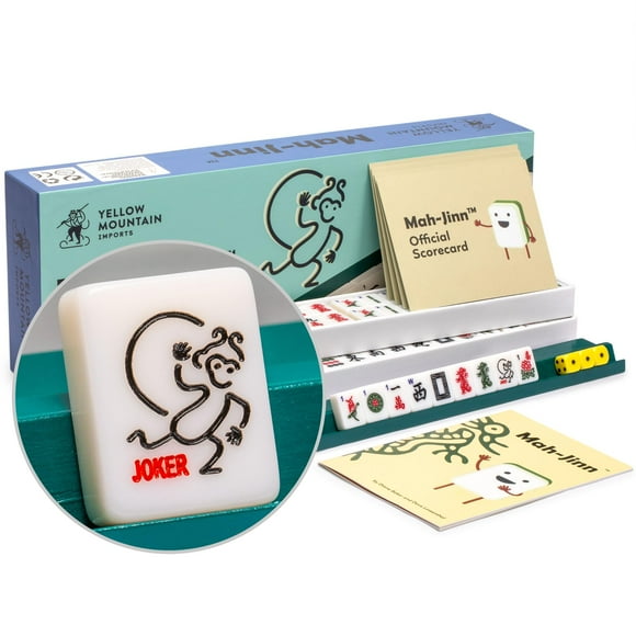 Set de juego Mahjong Yellow Mountain Imports Mah-Jinn Kids 8+