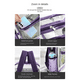thumbnail image 4 of Mochila Transparente Morada Unisex Escolar y Conciertos, Resistente y Waterproof, con 2 Compartimentos y Bolsillo para Botella, Ligera, Trendy y Fabricada con Materiales Reciclados, 4 of 4