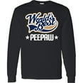 thumbnail image 3 of Inktastic Peepaw Grandfather Long Sleeve T-Shirt, 3 of 5