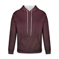 thumbnail image 4 of Quinlirra Sweatshirts for Men No Hood Men Casual Fashion Hooded Sweatshirts Round Neck Print Pullover Long Sleeve Tops Sweatshirt, 4 of 5