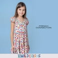 thumbnail image 2 of French Connection Girls' Floral Smocked Sundress with Puff Sleeves & Sweetheart Neck for Kids (Sizes 4-16), 2 of 8