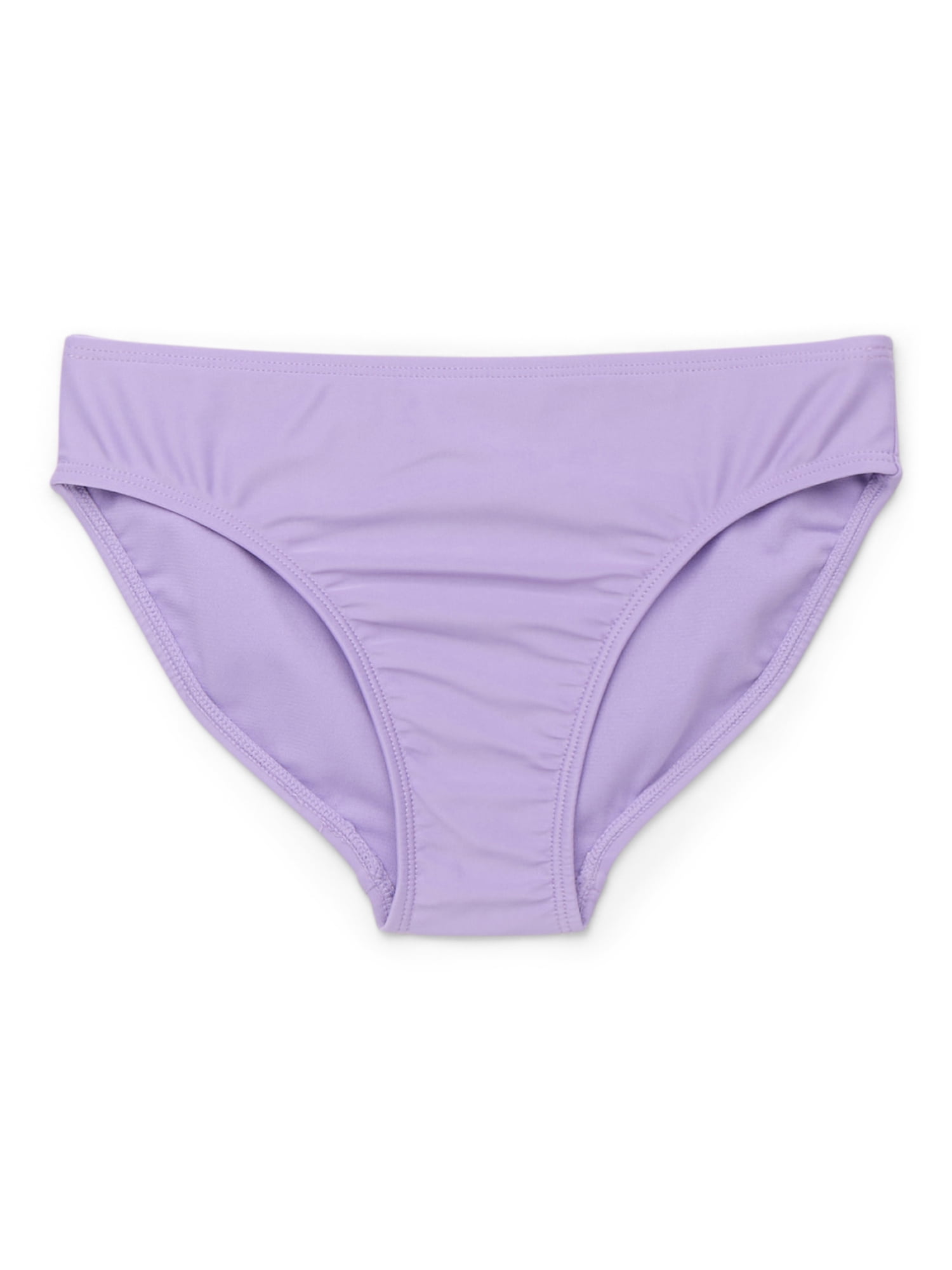 Wonder Nation Girls Rash Guard and Bottoms Swimsuit Set with UPF 50+, 2-Piece, Sizes 4-18 & Plus