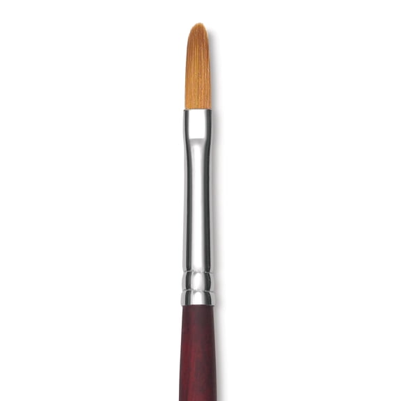 Princeton Velvetouch Series 3900 Synthetic Brush - Filbert, Long Handle, Size 4