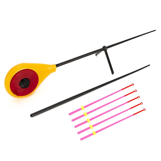 Winter Ice Fishing Rods Ice Fishing Pole ABS Top Section Set Mini Fishing Pole