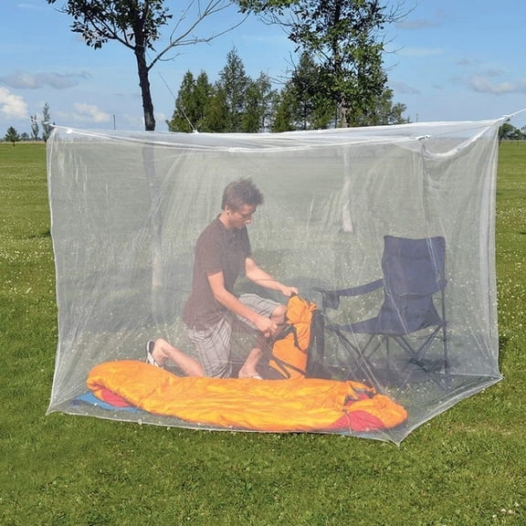 Portable Lightweight Camping Net Breathable Protective Cover for Bed Outdoor Indoor Use Proof Mesh Design
