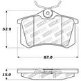 thumbnail image 2 of StopTech 309.03400 StopTech Sport Brake Pads;, 2 of 11