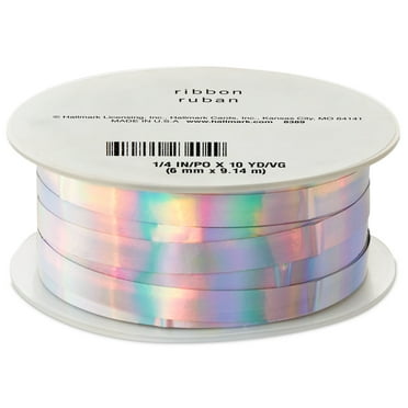 Hallmark Curling Ribbon (Holographic Silver) 30'