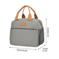 thumbnail image 2 of Lonchera, Bento Boxes, Bolsa de almuerzo portátil para exteriores, Bolsa de almuerzo japonesa, Lonchera de aluminio, Bolsa de aislamiento, Bolsa de almuerzo, 2 of 2