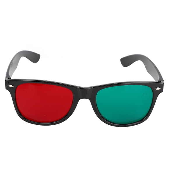 Gafas Gafas Verdes Rojos Niños Hogar Adulto Visón Portátil de Capacitación Anteojos para la Ambliopía Exotropía