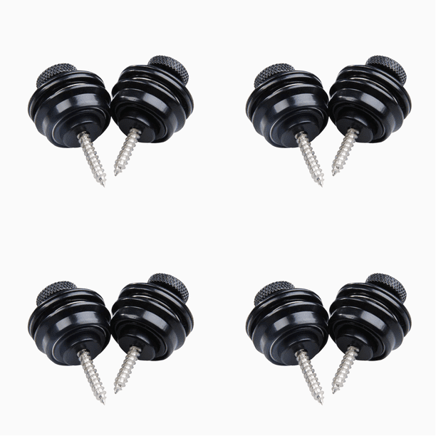 2 Uds Cerraduras Correa Straplock Seguridad Cabeza Plana para Guitarra Eléctrica