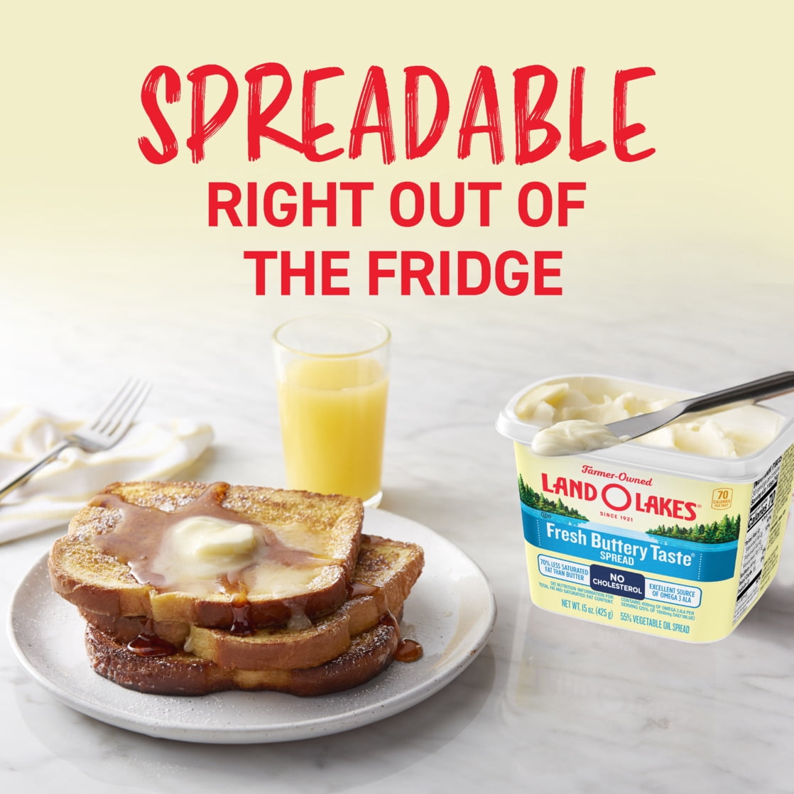 Land O Lakes Fresh Buttery Taste Spread, 15 oz Tub