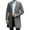 Z1-Gray mens jackets, variant on Men's Pea Coat Wool Blend Winter Thermal Bussiness Casual Trench Coat Notch Lapel Single Breasted Overcoat