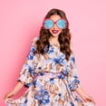 thumbnail image 4 of CHICHUMID Gafas De Sol Rojas Divertidas Para Fiesta Con Gigante Y Estilo Tropical, 4 of 7