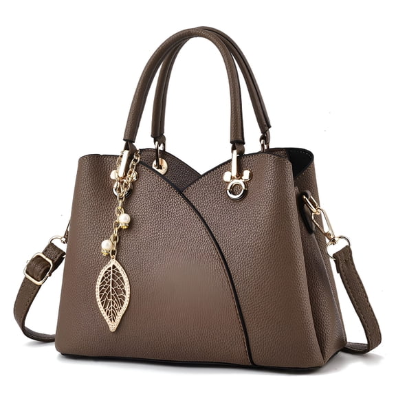 AOMRCOL Womens Purses and Handbags Shoulder Bag Ladies Designer Satchel (Khaki)