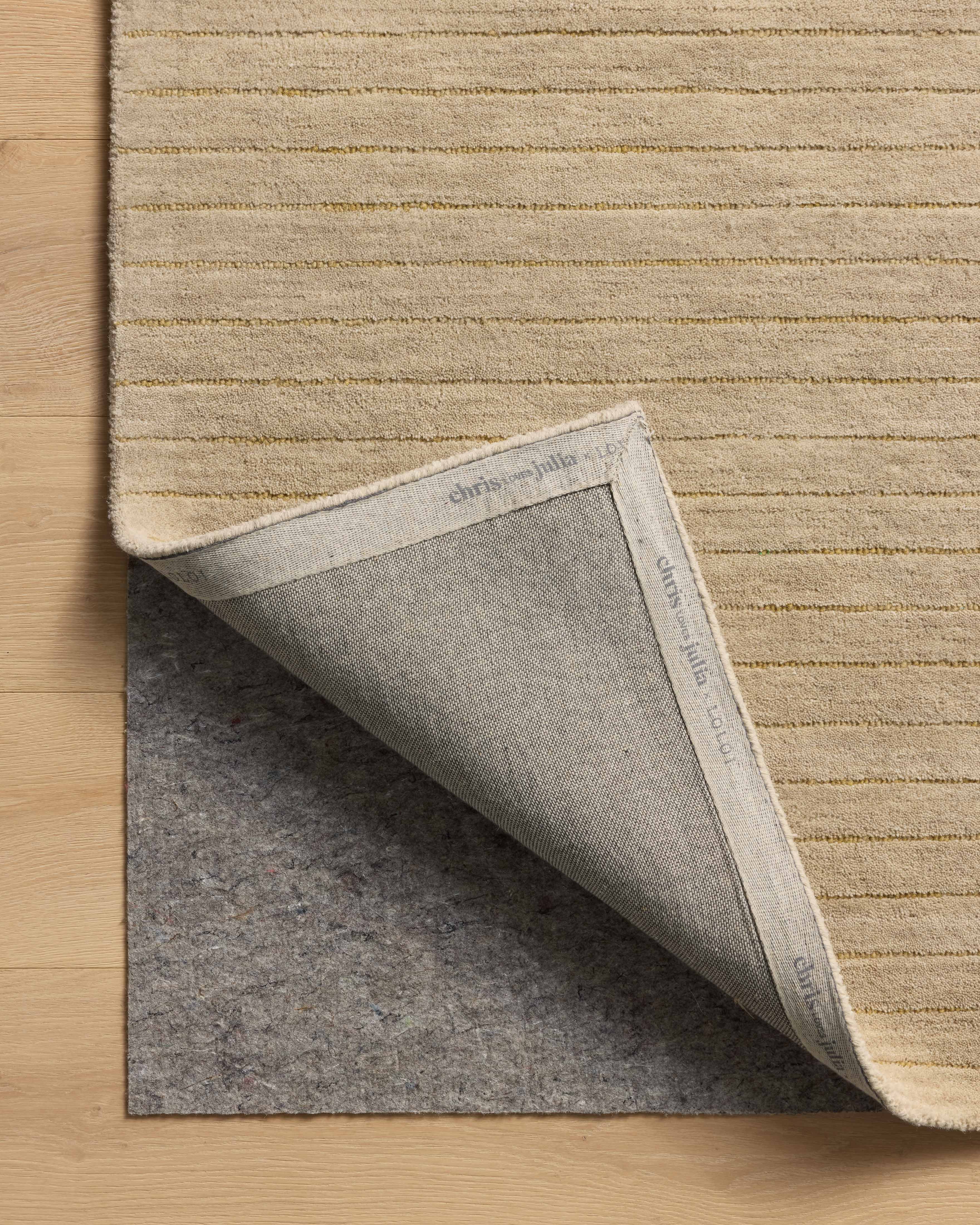 Chris Loves Julia x Loloi Henry Beige / Wheat 2'-3" x 3'-9" Runner Rug
