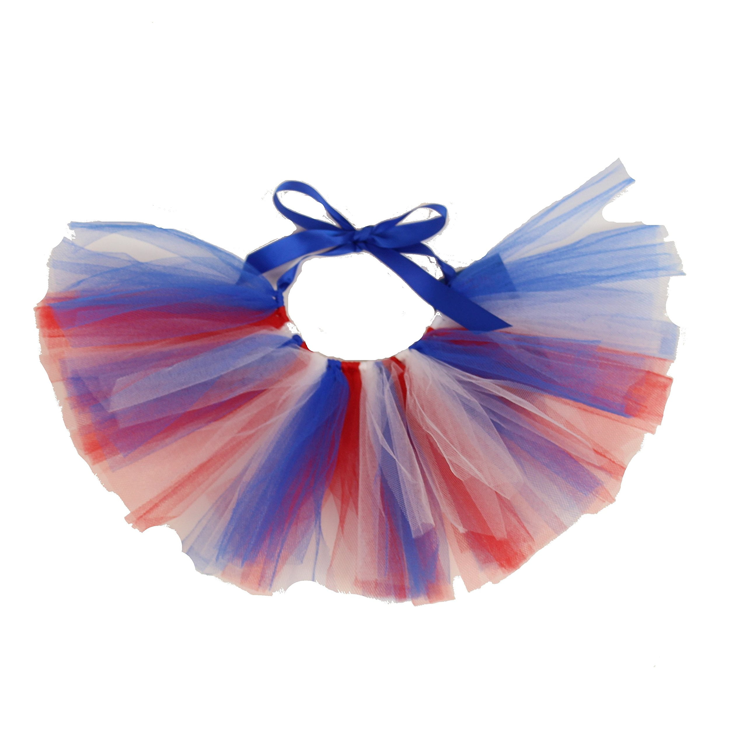 PAWPATU Tulle Tutu for Dogs or Cats, Large, Red/White/Blue - Walmart.com