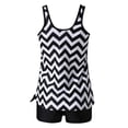 thumbnail image 3 of Summer Savings Clearance! SHENGXINY Blouson Tankini Swimsuits for Women Swim Tops with Boy Shorts Loose Fit Floral Printed Modest Two Piece Bathing Suits Athletic Swimwear, 3 of 6