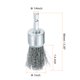 thumbnail image 2 of Uxcell 7pcs Cepillo de Alambre para Taladro 1" Diámetro. Cepillo de Rueda Abrasiva de Alambre 1/4" Hex Shank Cepillo de Copa de Acero al Carbono Accesorio para Taladro, 2 of 7