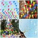 thumbnail image 3 of 80 metros coloridos banderines de fiesta bandera triangular banderín de cuerda banderas decoración colgante para bodas suministros de fiesta de cumpleaños Navidad suministros de fiesta de Halloween, 3 of 4