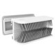 thumbnail image 1 of Cateissary Colector de pelo montado en la pared, tapón reutilizable antiobstrucción, lavabo, ducha, escombros, colector de pelusas, cuarto de Juegos de accesorios de baño Blanco, 1 of 6