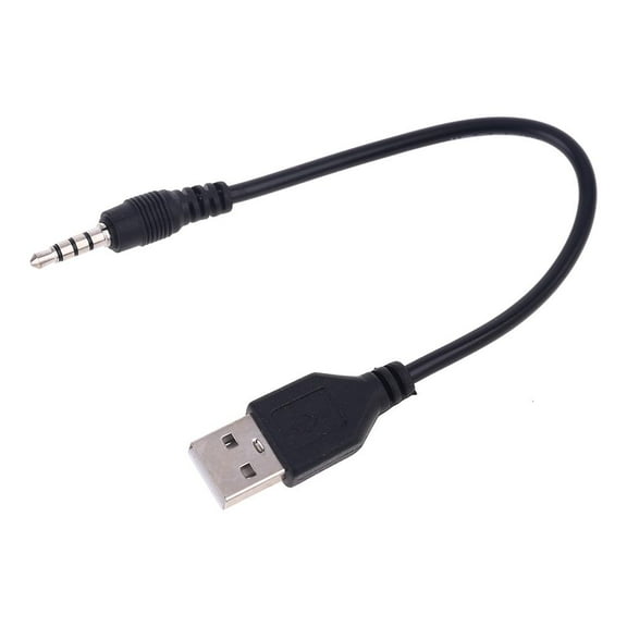 WE-POLUJ USB Male to 3.5mm Male AUX Audio Plug Jack Converter Adapter Plug USB for MP3