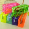 thumbnail image 6 of SENRISE Clear PVC Pencil Bag Zipper Pencil Case Makeup Bag Storage Pencil Pen Make Up Tools Bag 5 Colors, 6 of 6