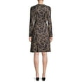 thumbnail image 3 of C. Wonder Women's Long Sleeve Self Tie Wrap Dress, 3 of 6