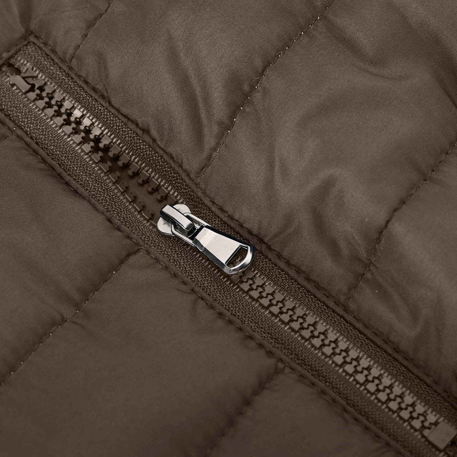 Busydd Mens Puffer Jacket Fashion Solid Color Stand Collar Down