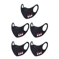 thumbnail image 1 of Youkk Christmas-Themed Cosplay Facial Mask Dustproof Elastic Ear Wearing Face Cover with Filter Type B E 5Set, 1 of 6