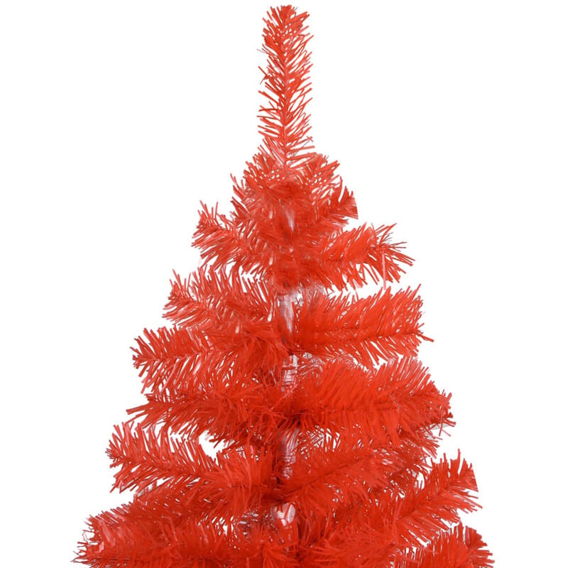 thumbnail image 2 of Árbol de Navidad artificial con soporte Rojo 150 cm PVC Kuyhfg Sin marca, 2 of 5