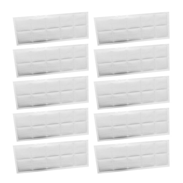 Miangastore Pochettes Adhésives au Design Auto-Adhésif Argent 10 Feuilles 3.5x2.2 Po