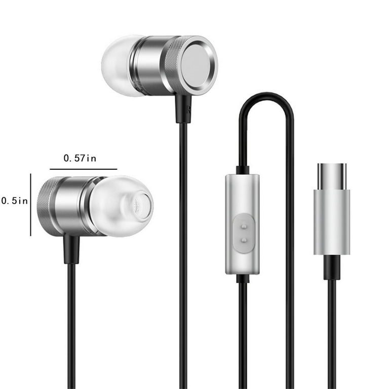 Metal in ear earphones sales