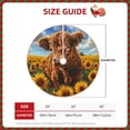 thumbnail image 2 of Haiem Cloud Sky Sunflower Cow Pattern Christmas Tree Skirt Merry Christmas Party Christmas Tree Decoration,New Year Decorations-36", 2 of 6
