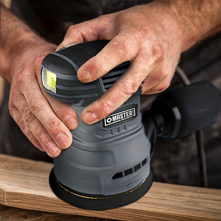 Master Mechanic 5 Inch Random Orbit Sander with Coarse Grit Type Dust Bag Walmart