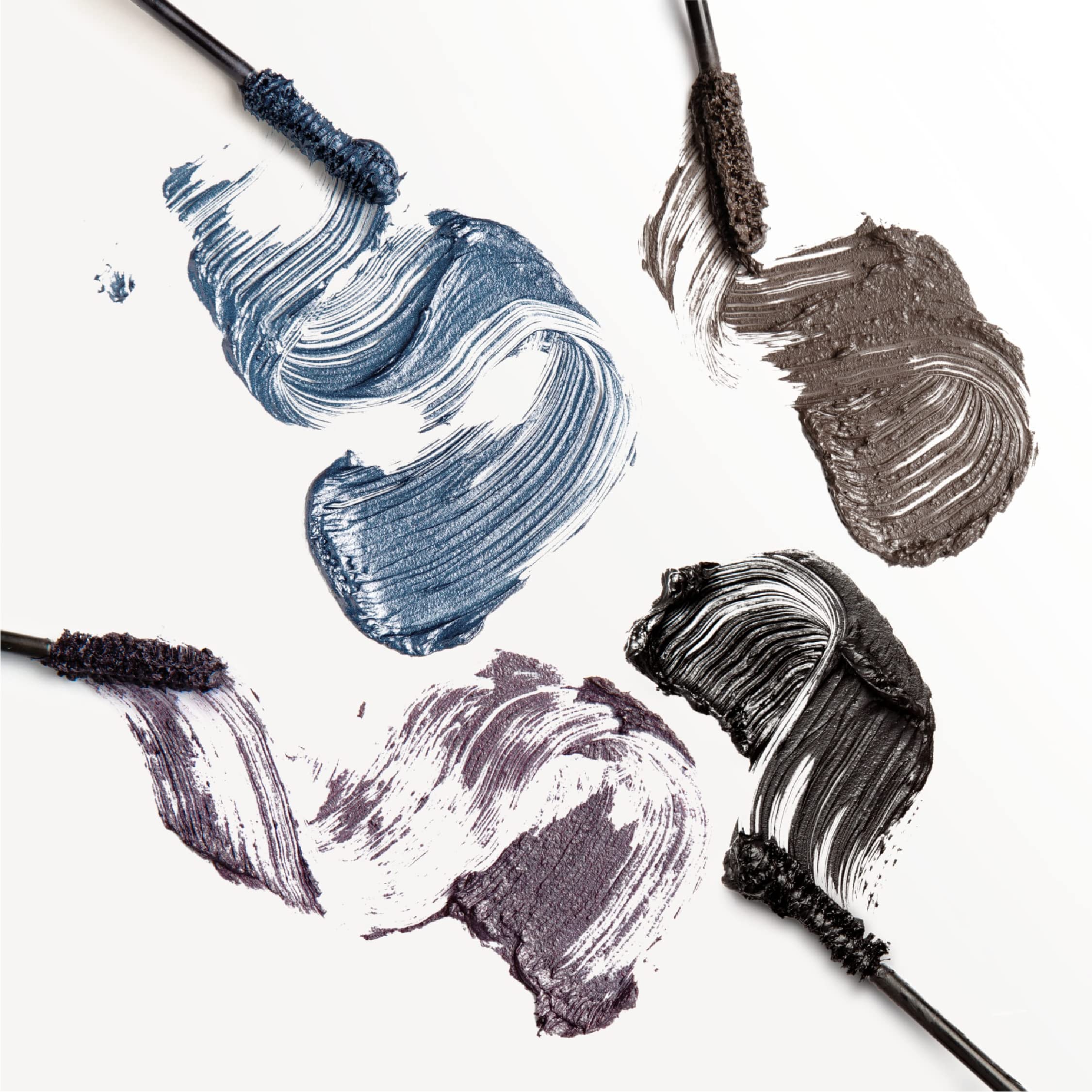 100% PURE Ultra Lengthening Mascara Dramatic Intense Volume & Length Natural Fruit Pigmented Voluminous Eyelash Makeup No Clumping, Smudging or Flaking - Vegan, Black Tea Color - 0.35 oz