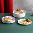 thumbnail image 2 of Firefly Hope 6-Piece 5.9 Inch Mini Wheat Straw Plates, Lightweight Unbreakable Deep Dinner Plates | Eco-Friendly Reusable Plates with Dishwasher & Microwave Safe, Easy-to-Clean Design,Yellow, 2 of 3