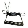 thumbnail image 1 of Correos de buceo de buceo Accesorios seguros Cordino espiral en espiral acero inoxidable Desgaste resistente a la utilidad multipropósito resistente Gris, 1 of 8