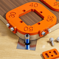 thumbnail image 2 of Woodworking Router Corner Radius Templates Jig Routing Curved Corners Milling Circular Radian Hardness Tool R10-R25, 2 of 7