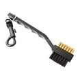 thumbnail image 5 of Golf Club Cleaning Brush with Retractable Clip & Dual Bristles for Irons Woods Hybrids Portable Golf Accessories with Cleaning Spike for Dirt Grass Grime Removal On Course or Driving Range, 5 of 5