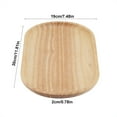 thumbnail image 4 of Plate Wooden Natural Oval Tray Plate For Restaurant Hotel Coffee Shop HomeLarge, 4 of 8