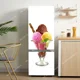 thumbnail image 3 of Pegatinas de pared para puerta de refrigerador con diseño de donuts y helado, papel tapiz de PVC autoadhesivo para cocina, cubierta para puerta de refrigerador, decoración, 3 of 5