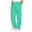 Green, variant on Ediodpoh Men's Fitness Running Pants Lace Up Loose Waist Wide Foot Solid Color Pocket Loose Wool Sweatpants Men’s Pants Black XL