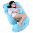 thumbnail image 1 of CradlePlanet Pregnancy Pillow, Maternity Pillow, U-Shape, With Extra Cotton than regular pillows, Fuller, high Quality, 1 of 4