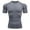 Grey, variant on Mens Short Sleeve Tee Shirt 80s Themed Print Breathable Casual Crew Neck Throwback Party Style T-Shirts