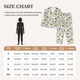 thumbnail image 4 of Daiia Sea Animals 1 for Women's Long-Sleeved Pajama Set – Soft & Comfortable Sleepwear Button-Up Pajamas Cozy Lounge Wear-Medium, 4 of 7