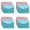 Light blue*4, variant on 2pcs Snap Button Document Bag Transparent File Holder for Office School and Business Use Plastic Organizer for Easy Document Storage