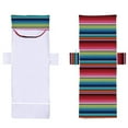 thumbnail image 1 of Leutsin Housse de Chaise à Rayures Serviette de Plage Imprimée Polyester Coton Serviette de Chaise Longue, 1 of 3