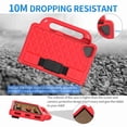 thumbnail image 5 of Dteck Galaxy Tab A 8.0 Case 2019 T290,[Without S Pen] Heavy Duty Rugged Shockproof Protective Case with Kickstand, Hand Strap, Shoulder Strap for Galaxy Tab A 8.0" SM-T295/T297 2019 Tablet (Red), 5 of 9