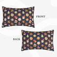 thumbnail image 2 of Gukieu Holiday Gingerbreads Print Plush Pillow Cover, Hidden Zipper Pillow Protector without Pillow Core, Suitable for Bedroom, Office, Car Decoration-20"x30", 2 of 6
